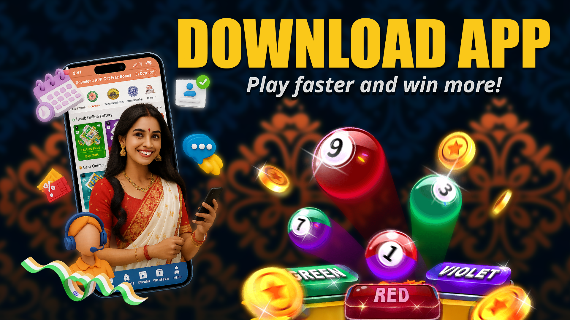 Join Win casino to get welcome bonus